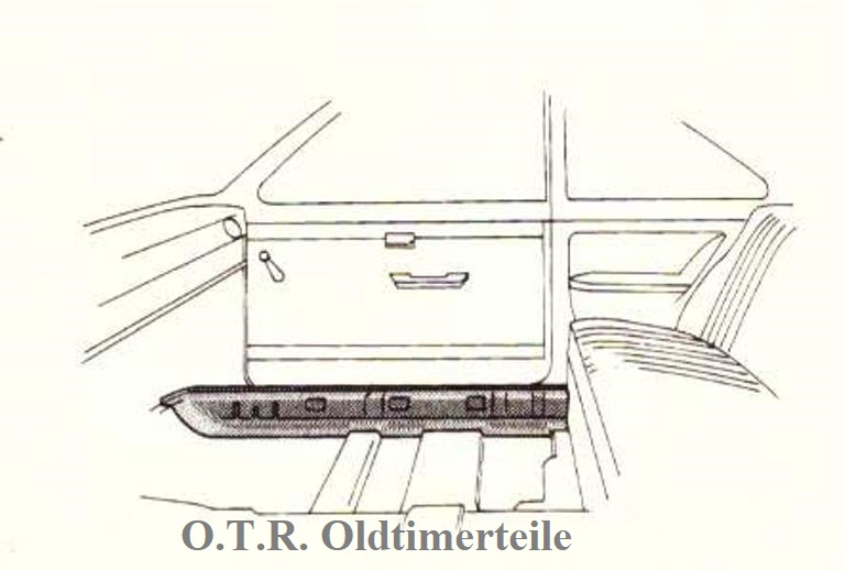 PS Autoteile - Zierleisten Klammern 10 Stück Radlauf/Schweller/Heck Opel  Kadett C