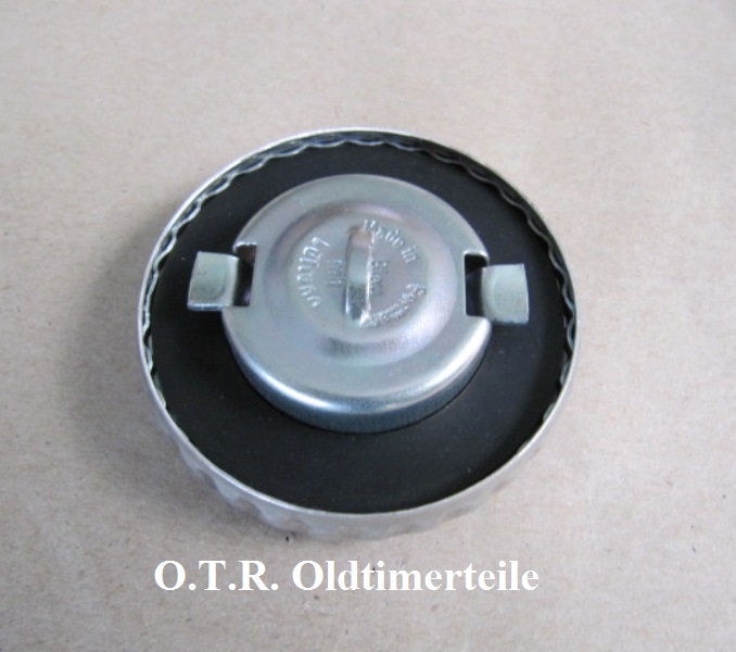 Öldeckel (mit Aufkleber), originalgetreu & verzinkt, Opel Hecktrieble