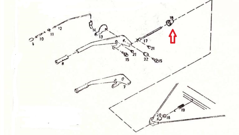 Handbremsseil incl. Zubehörpaket, Opel Ascona & Manta B, 19,95 €